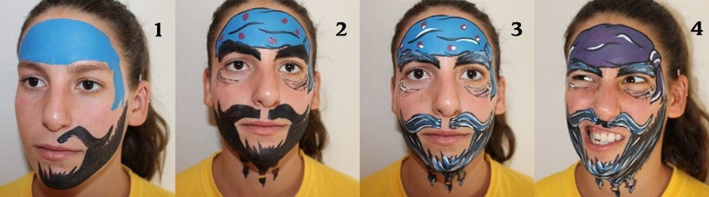 Pintacaras de Pirata Barbanegra | El mágico mundo del pintacaras para cumpleaños: 4 diseños necesarios | Cursos Pasa la risa