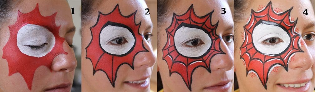 Pintacaras Spiderman | El mágico mundo del pintacaras para cumpleaños: 4 diseños necesarios | Cursos Pasa la risa