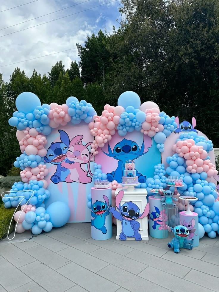 Decoración de cumpleaños de Lilo y Stitch 19 Decoración de cumpleaños de Lilo y Stitch | Pasa la risa
