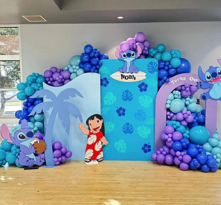 Decoración de cumpleaños de Lilo y Stitch 23 Decoración de cumpleaños de Lilo y Stitch | Pasa la risa